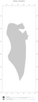 #1 Landkarte Bahrain: Politische Staatsgrenzen (Umrisskarte)