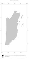 #1 Landkarte Belize: Politische Staatsgrenzen (Umrisskarte)