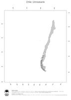 #1 Landkarte Chile: Politische Staatsgrenzen (Umrisskarte)