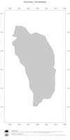#1 Landkarte Dominica: Politische Staatsgrenzen (Umrisskarte)