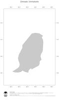 #1 Landkarte Grenada: Politische Staatsgrenzen (Umrisskarte)