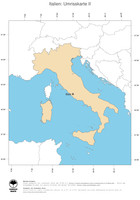 #2 Landkarte Italien: Politische Staatsgrenzen und Hauptstadt (Umrisskarte)