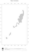 #1 Landkarte Palau: Politische Staatsgrenzen (Umrisskarte)