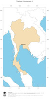 #2 Landkarte Thailand: Politische Staatsgrenzen und Hauptstadt (Umrisskarte)