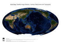 #11 Map World: Surface, Bathymetrie and Topography