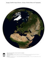 #4 Map Europe: Surface, Shallow Water and Topography