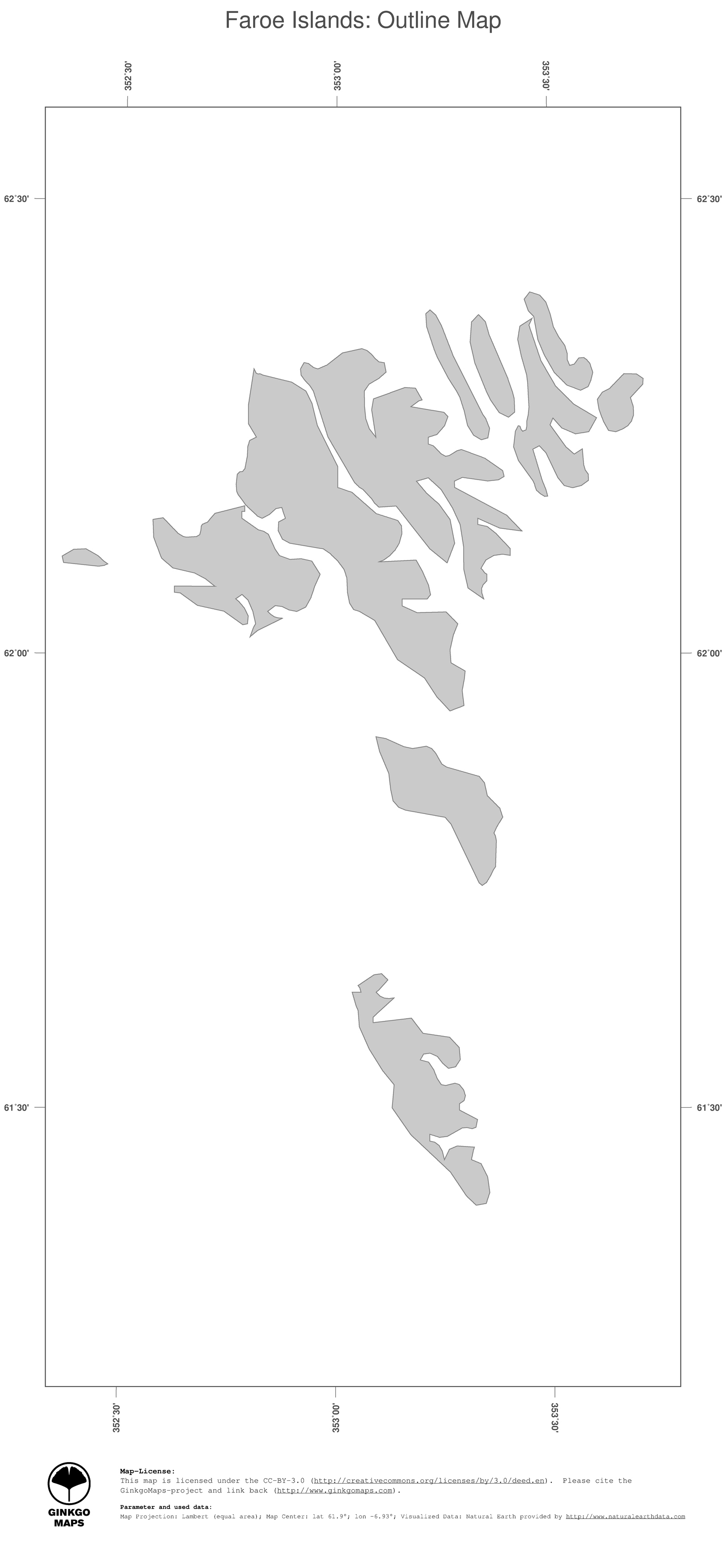 Map Faroe Islands Ginkgomaps Continent Europe Region Faroe Islands