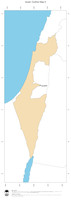#2 Map Israel: political country borders and capital (outline map)