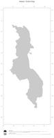 #1 Map Malawi: political country borders (outline map)