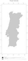 #1 Map Portugal: political country borders (outline map)