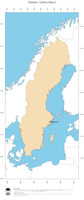 #2 Map Sweden: political country borders and capital (outline map)