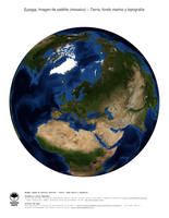 #2 Mapa Europa: Tierra, fondo marino y topograf�a
