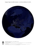 #6 Mapa Europa: Luz de las ciudades por la noche