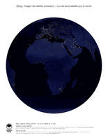 #6 Mapa Africa: Luz de las ciudades por la noche