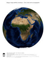 #2 Carte Afrique: Terre, fonds marins et topographie