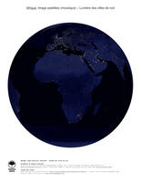 #6 Carte Afrique: Lumi�re des villes de nuit