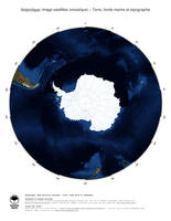 #2 Carte Antarctique: Terre, fonds marins et topographie