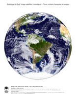 #1 Carte Amerique du Sud: Terre, oc�ans, banquise et nuages