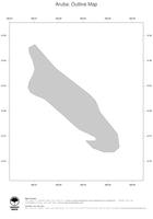 #1 Map Aruba: political country borders (outline map)
