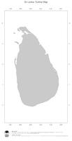 #1 Map Sri Lanka: political country borders (outline map)