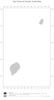 #1 Map Sao Tome and Principe: political country borders (outline map)